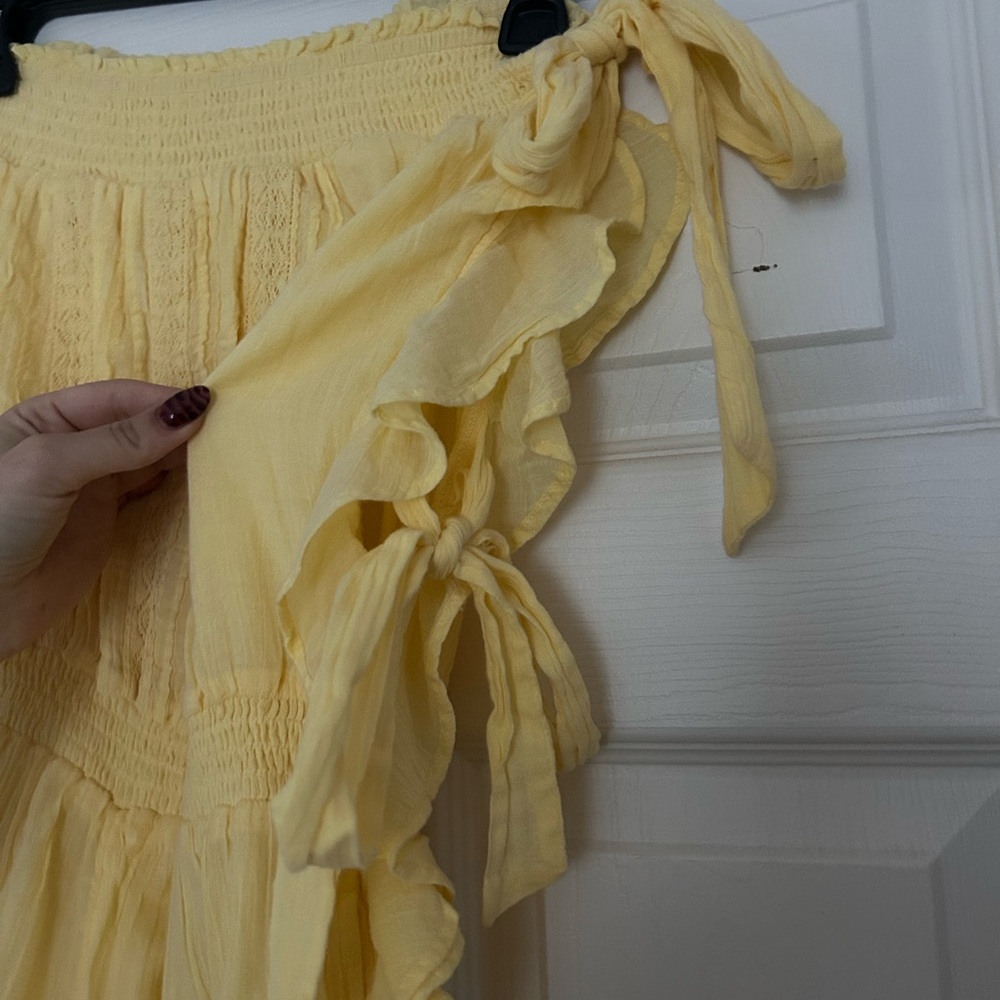 Free People Strapless Ruffle Romper - Picture 5 of 7